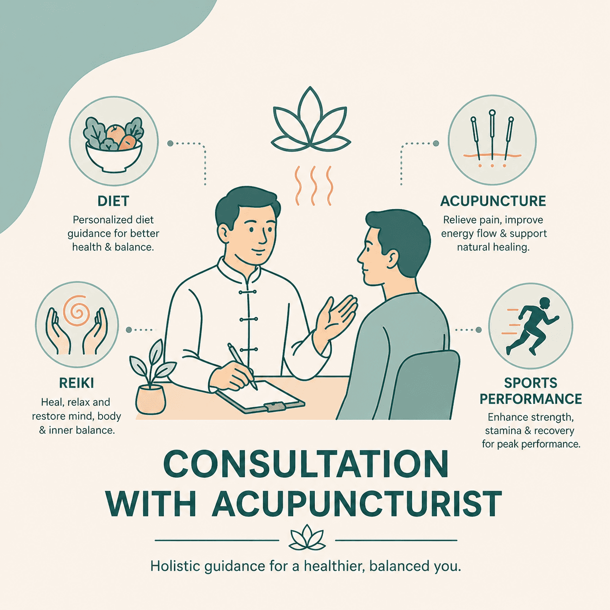 Consultation with Acupuncturist